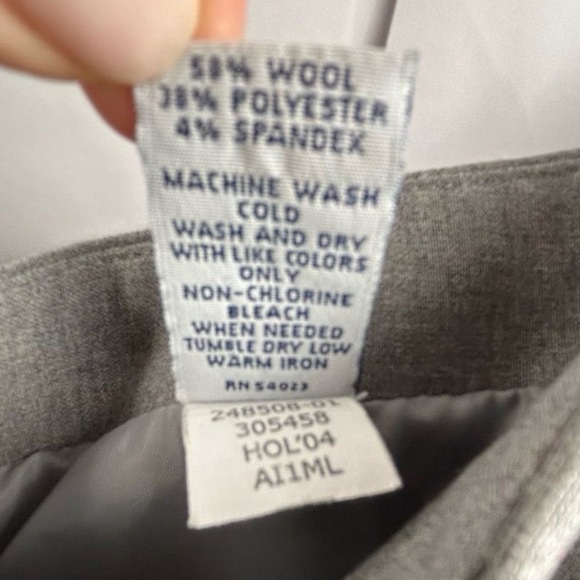 Gap Women's Gray Wool Blend Knee-Length Pencil Skirt Size 6 Casual - Picture 5 of 9